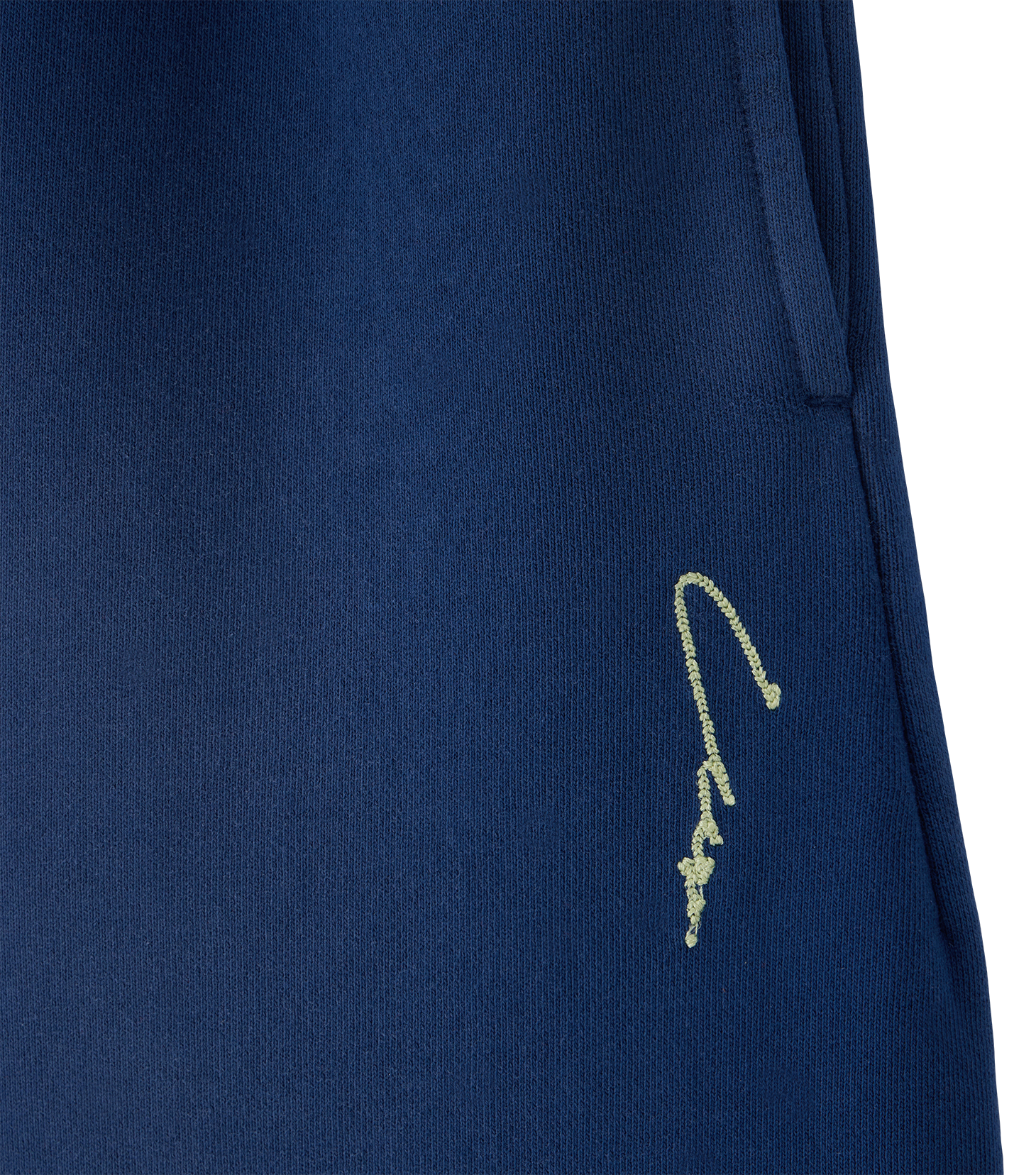 GARMENT DYED LAYERED SWEATPANTS