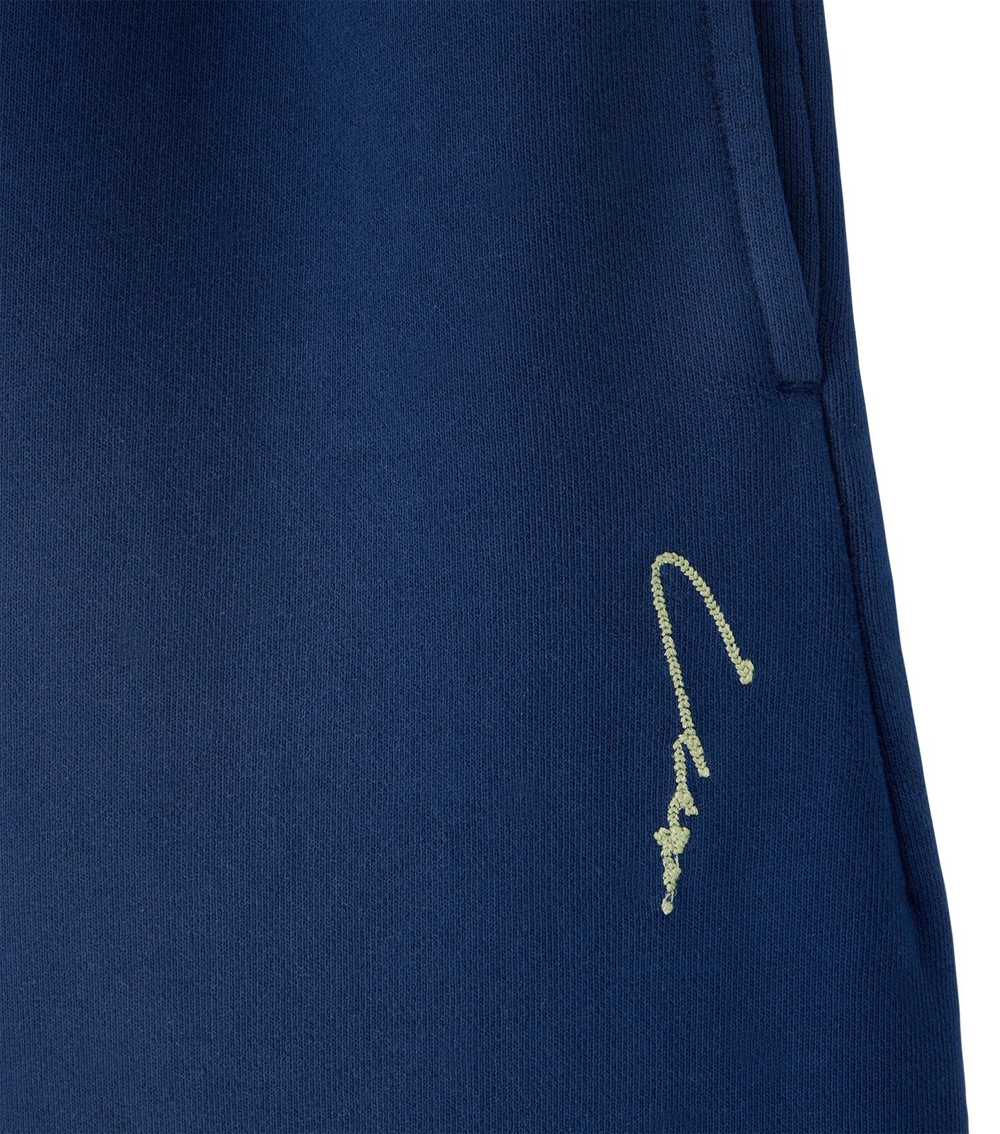 GARMENT DYED LAYERED SWEATPANTS