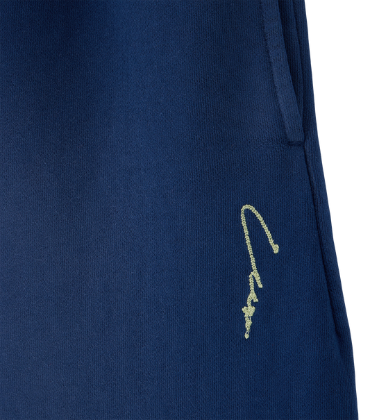 GARMENT DYED LAYERED SWEATPANTS