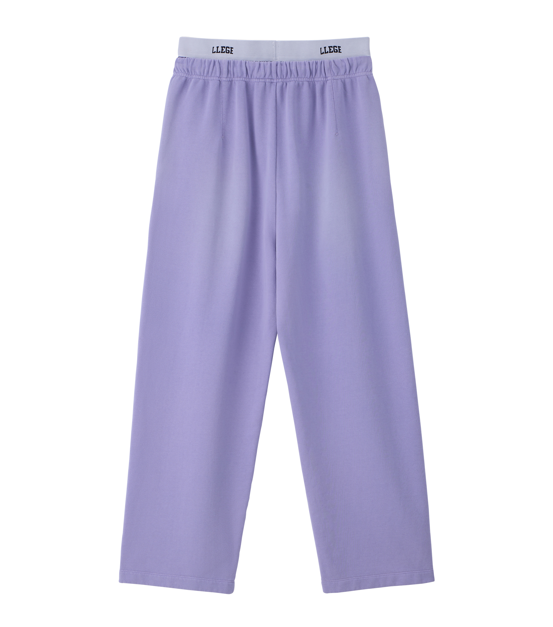 GARMENT DYED LAYERED SWEATPANTS