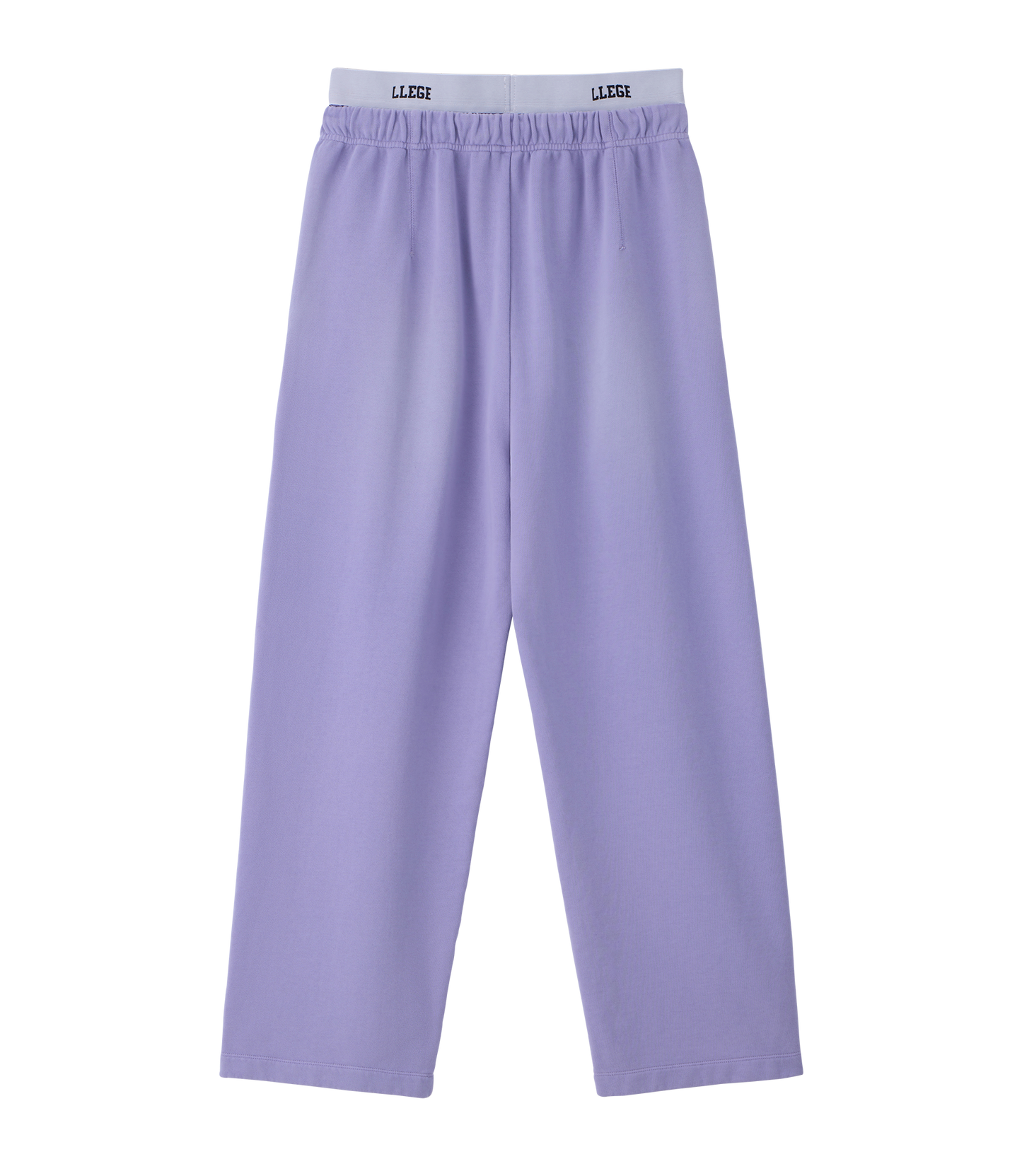 GARMENT DYED LAYERED SWEATPANTS