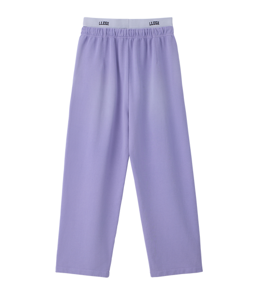 GARMENT DYED LAYERED SWEATPANTS