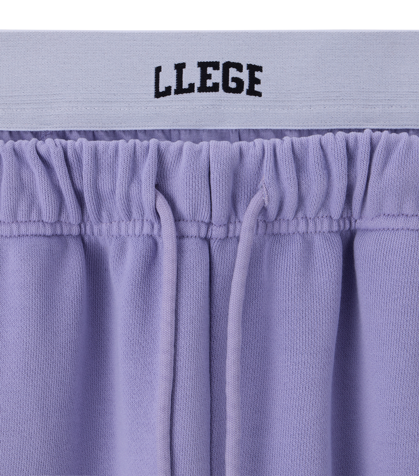 GARMENT DYED LAYERED SWEATPANTS