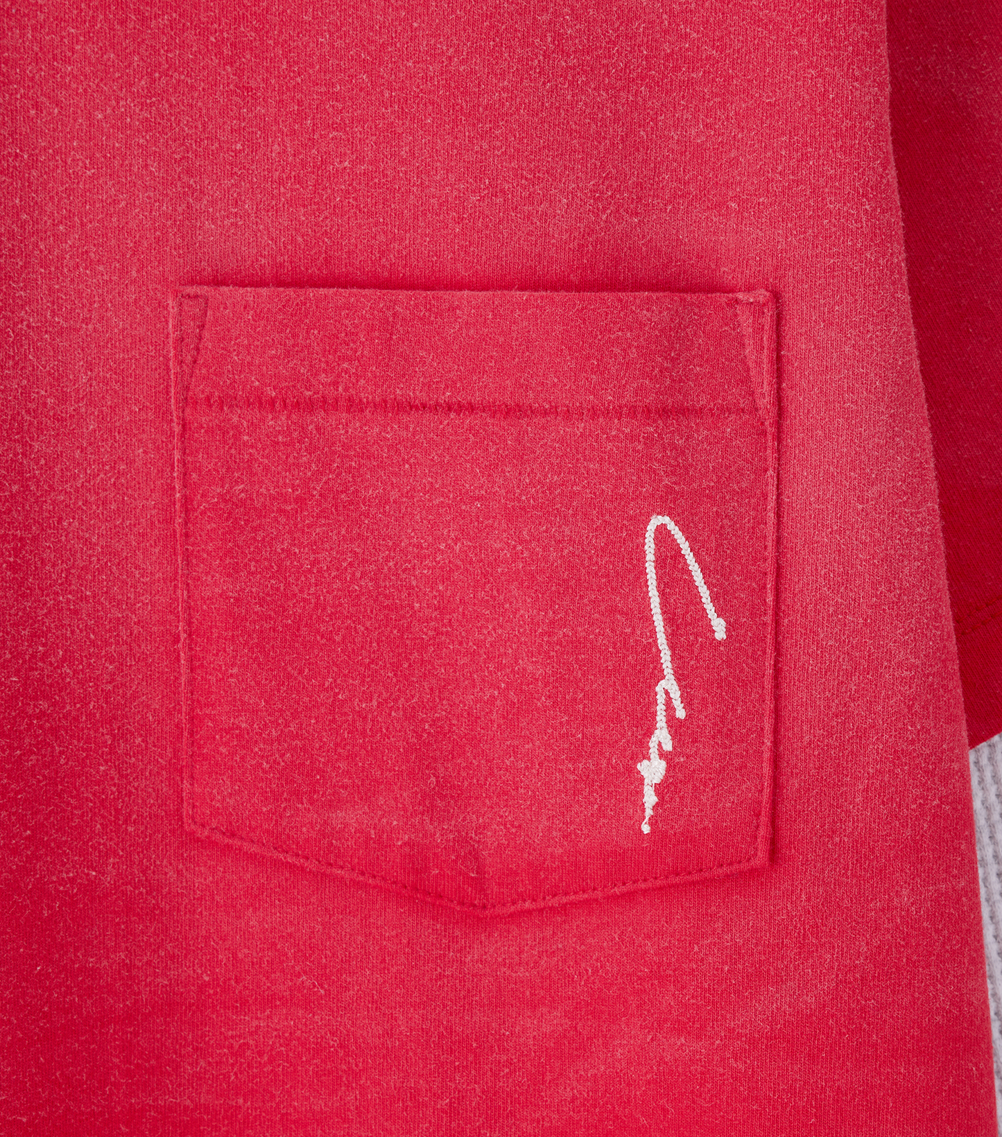 WAFFLE SLEEVE LAYERED T-SHIRT