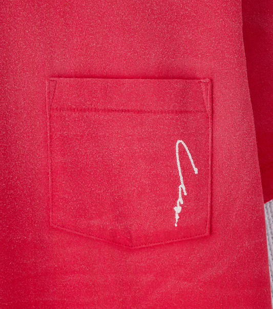 WAFFLE SLEEVE LAYERED T-SHIRT