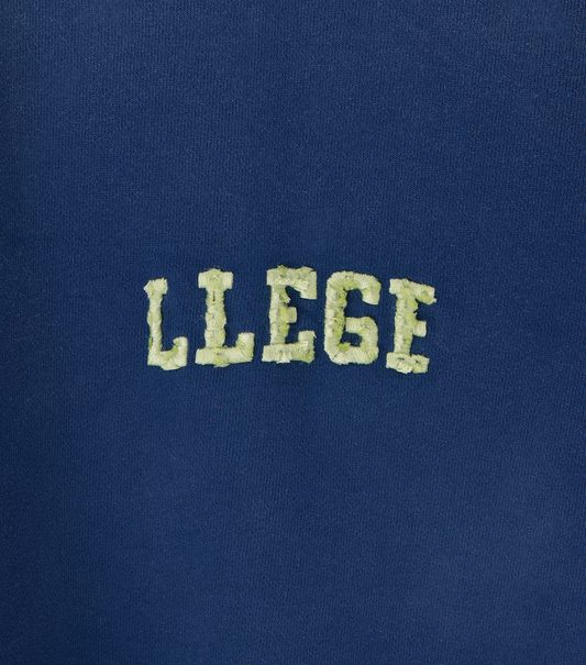 GARMENT DYED FRYED LOGO SWEATSHIRT