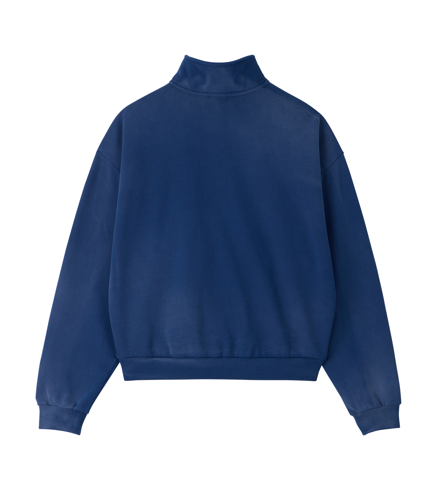 GARMENT DYED ZIP-UP JUMPER