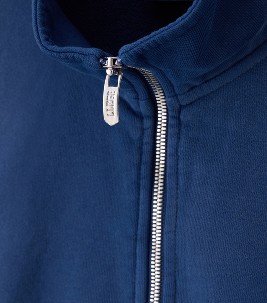 GARMENT DYED ZIP-UP JUMPER