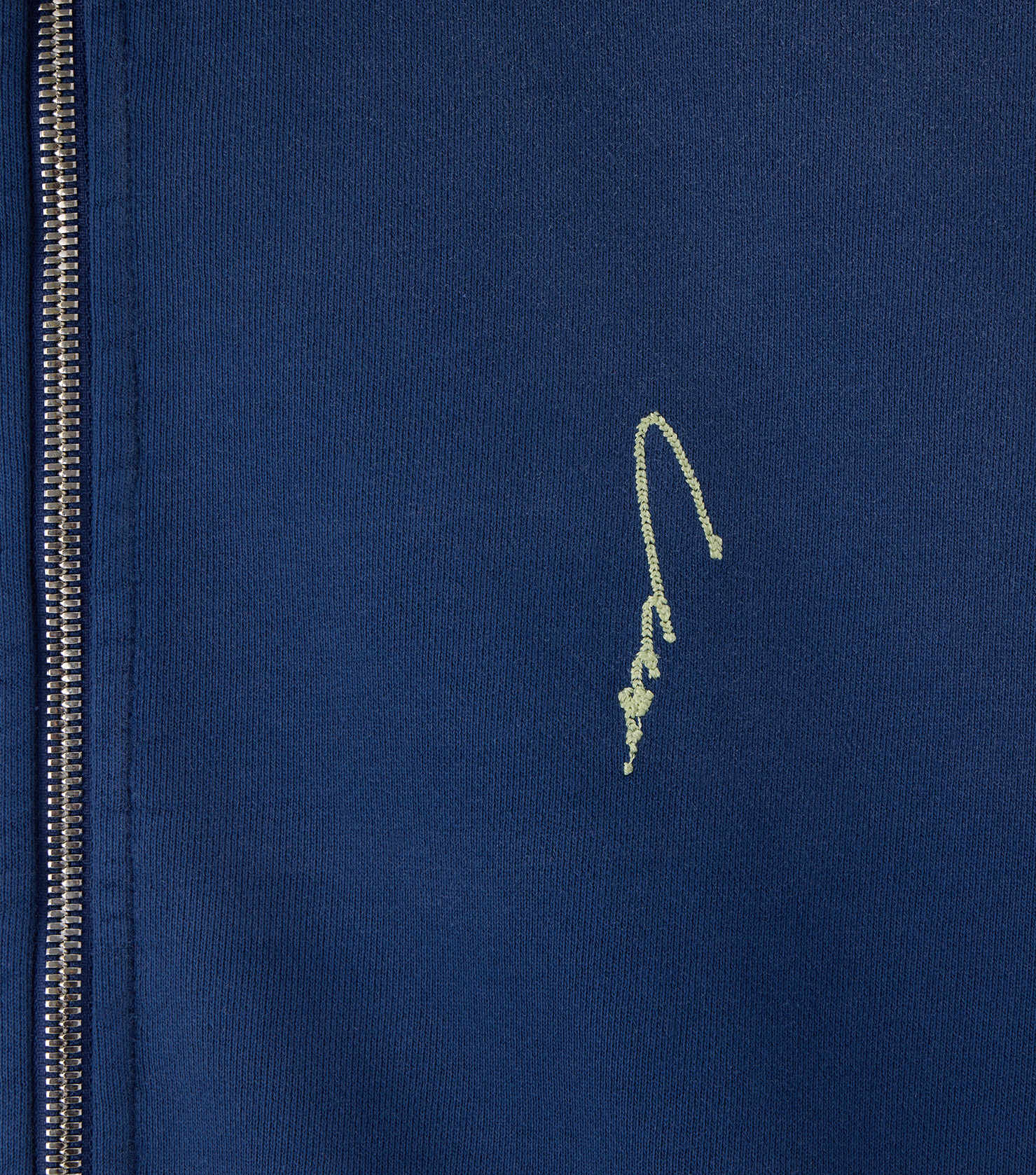 GARMENT DYED ZIP-UP JUMPER