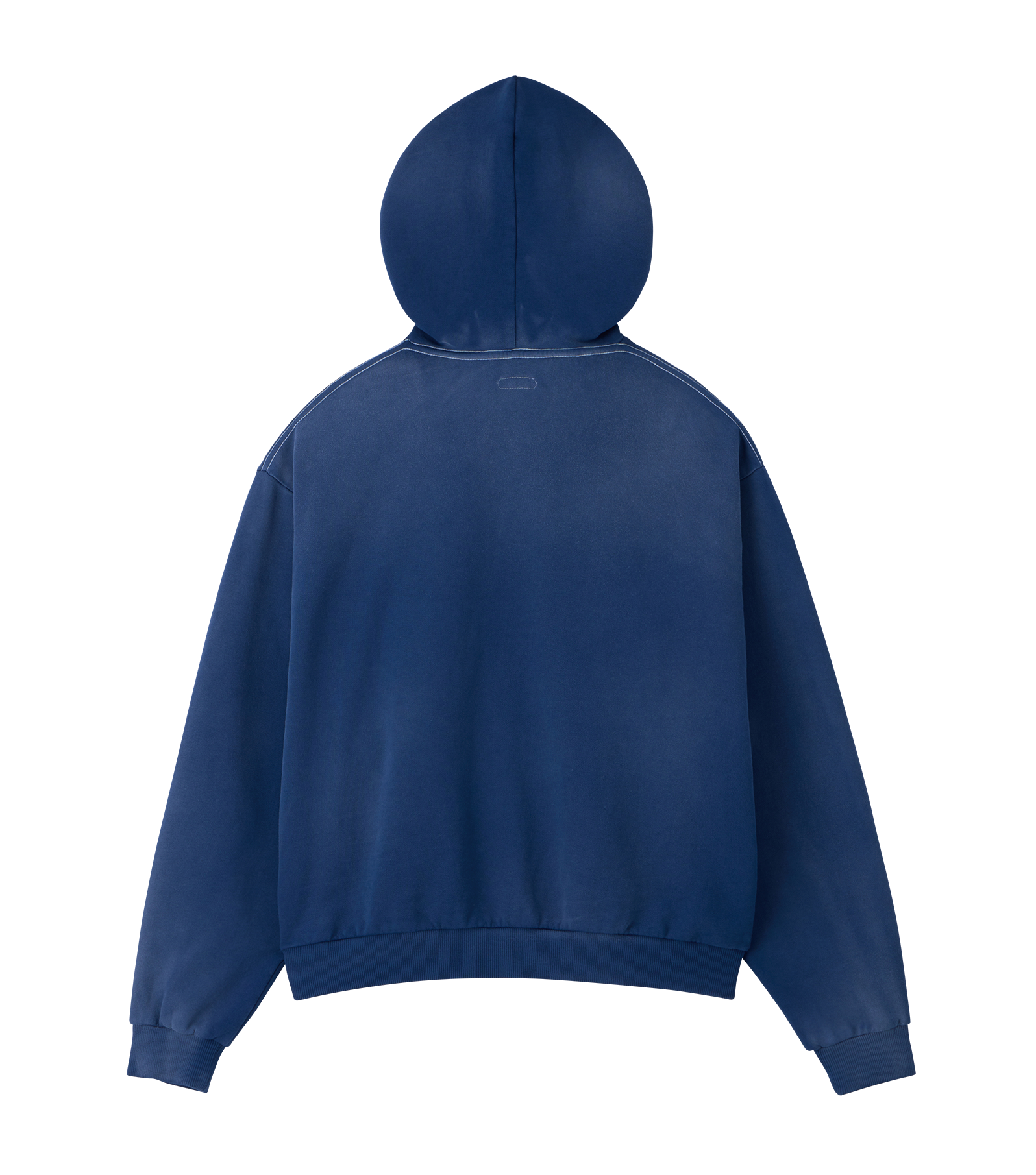 GARMENT DYED FRYED LOGO HOODIE