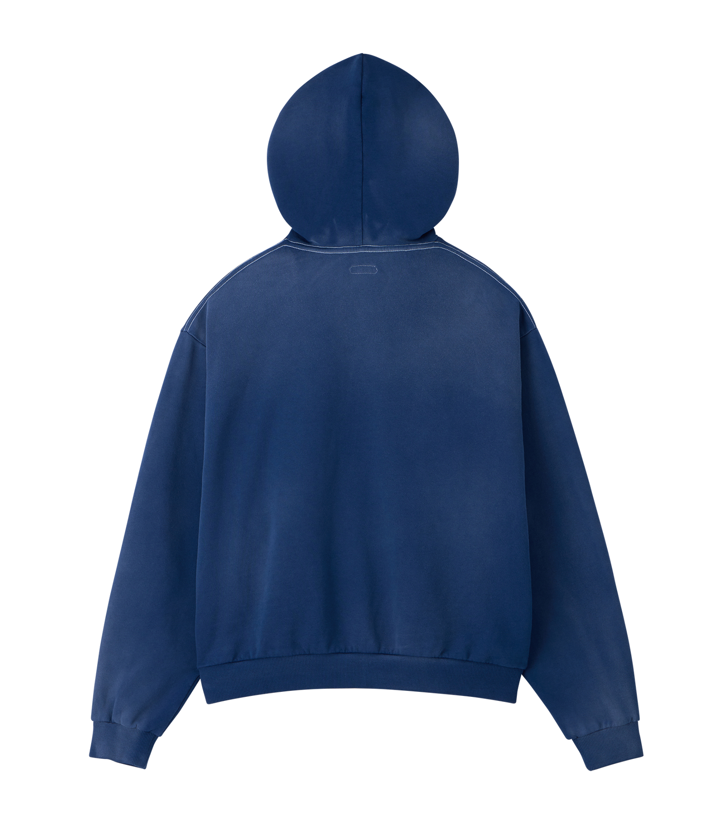 GARMENT DYED FRYED LOGO HOODIE