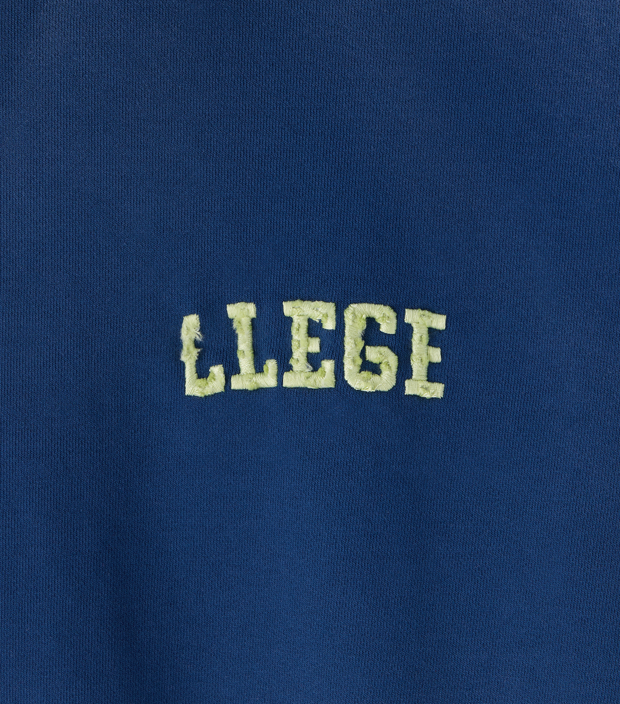 GARMENT DYED FRYED LOGO HOODIE