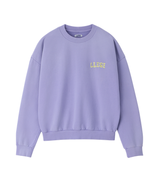 GARMENT DYED FRYED LOGO SWEATSHIRT