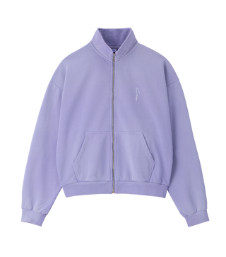 GARMENT DYED ZIP-UP JUMPER