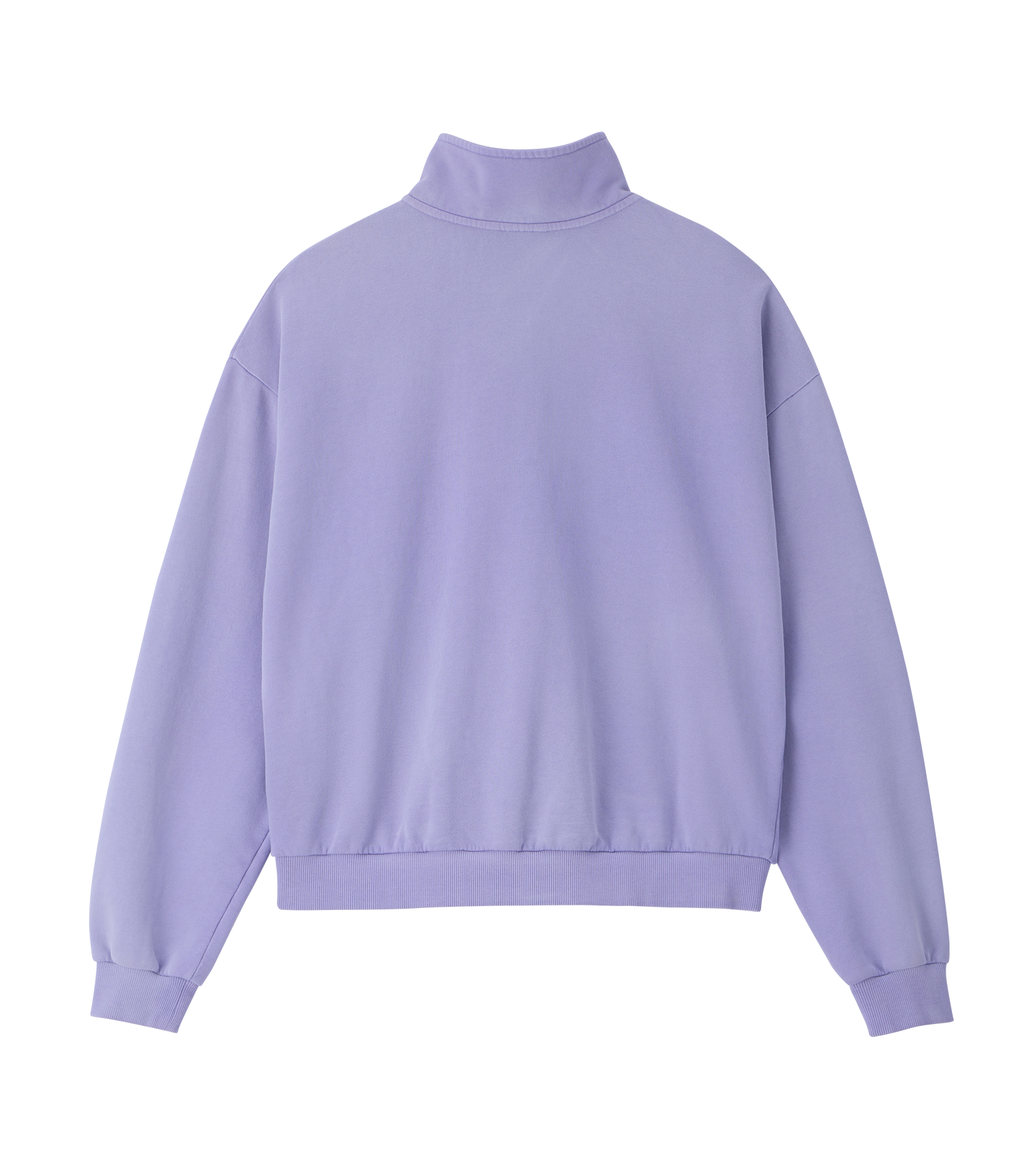 GARMENT DYED ZIP-UP JUMPER