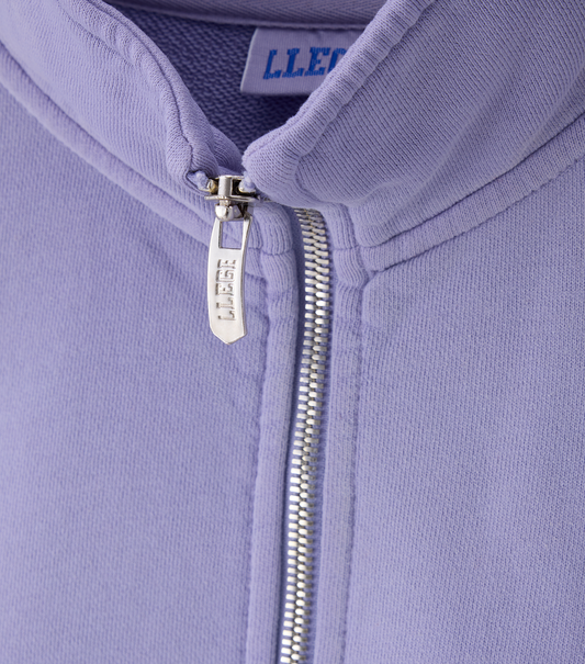 GARMENT DYED ZIP-UP JUMPER