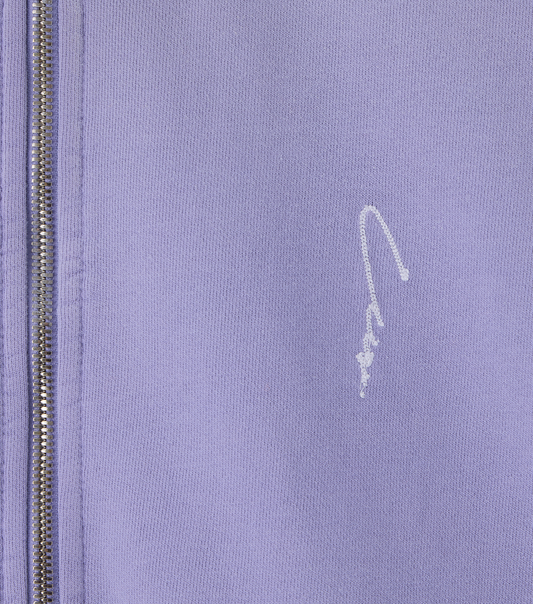 GARMENT DYED ZIP-UP JUMPER