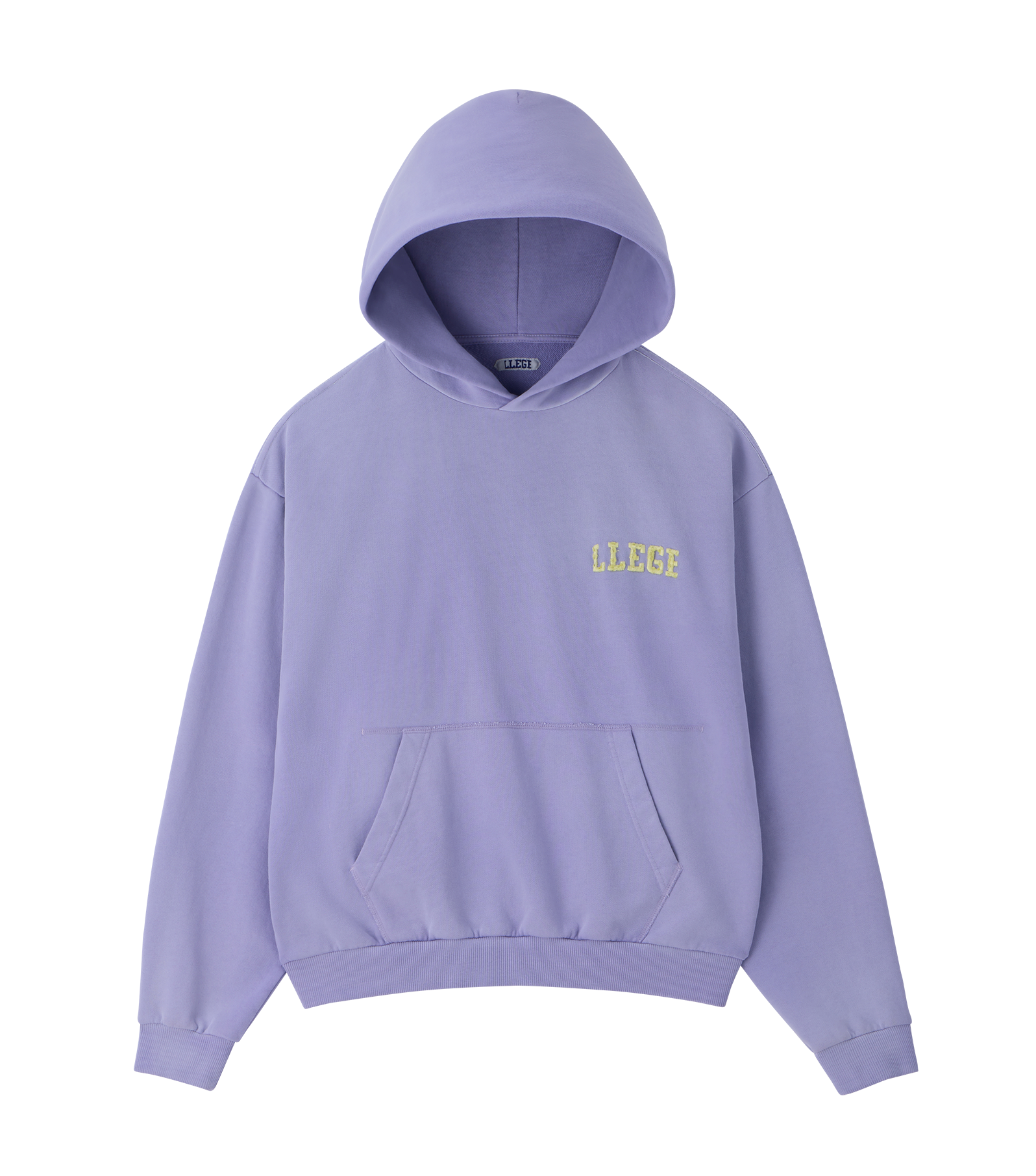 GARMENT DYED FRYED LOGO HOODIE