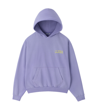 GARMENT DYED FRYED LOGO HOODIE