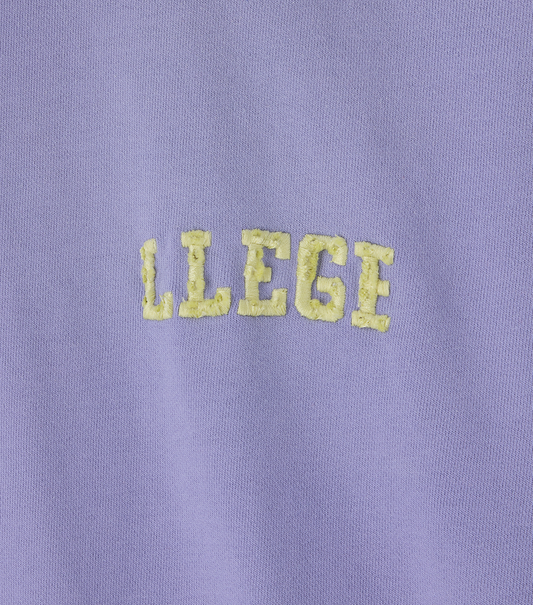 GARMENT DYED FRYED LOGO HOODIE