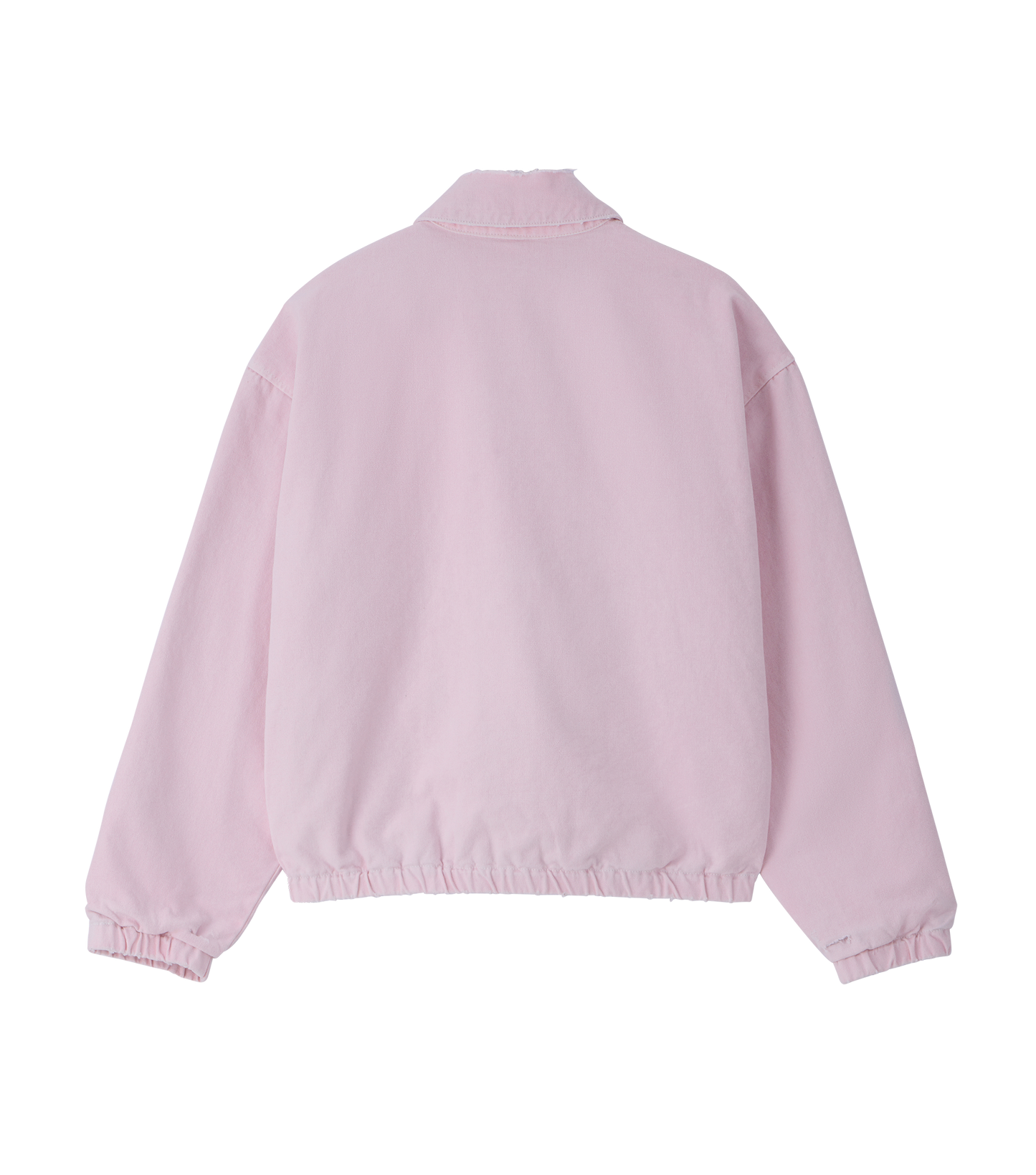 DESTROYED DENIM HARRINGTON