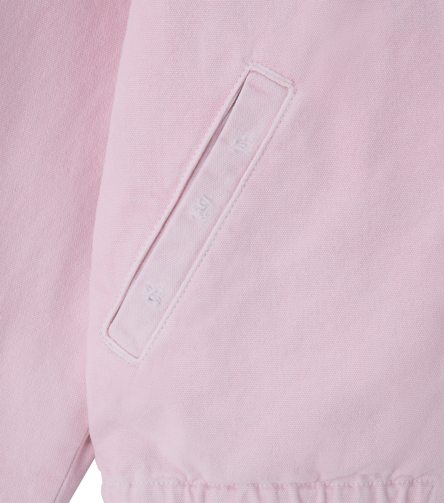 DESTROYED DENIM HARRINGTON
