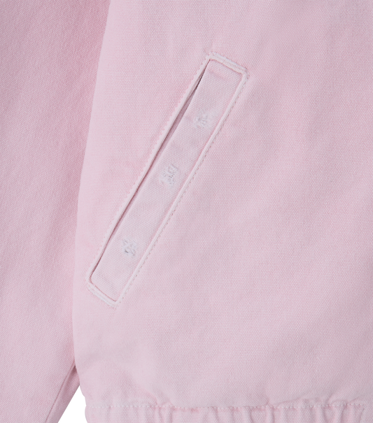 DESTROYED DENIM HARRINGTON