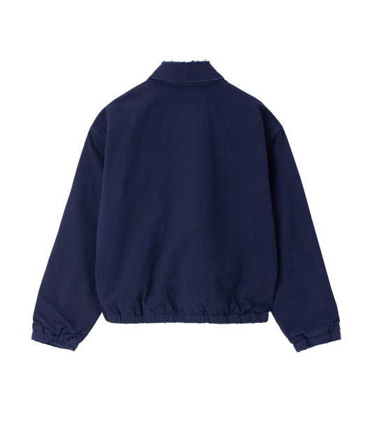 DESTROYED DENIM HARRINGTON