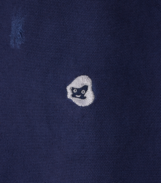 DESTROYED DENIM HARRINGTON