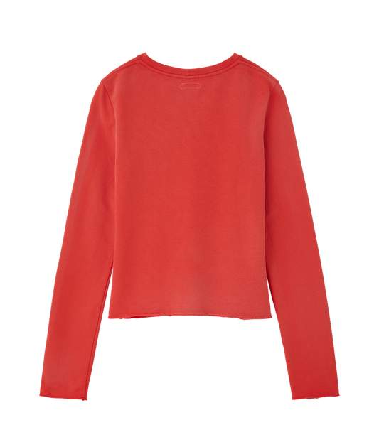 CLASSIC LOGO LONG SLEEVE SLIM TOP