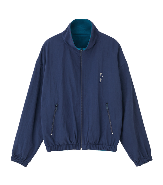 REVERSIBLE FLEECE TRACK JUMPER