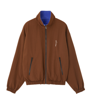 REVERSIBLE FLEECE TRACK JUMPER