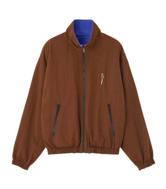 REVERSIBLE FLEECE TRACK JUMPER