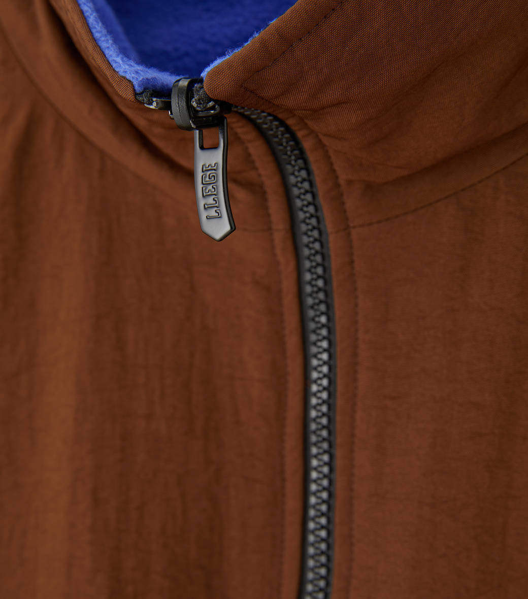 REVERSIBLE FLEECE TRACK JUMPER