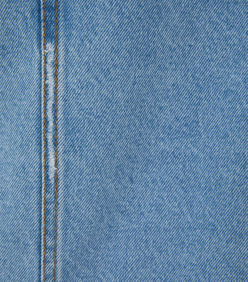 SHEARLING DENIM TRUCKER JACKET