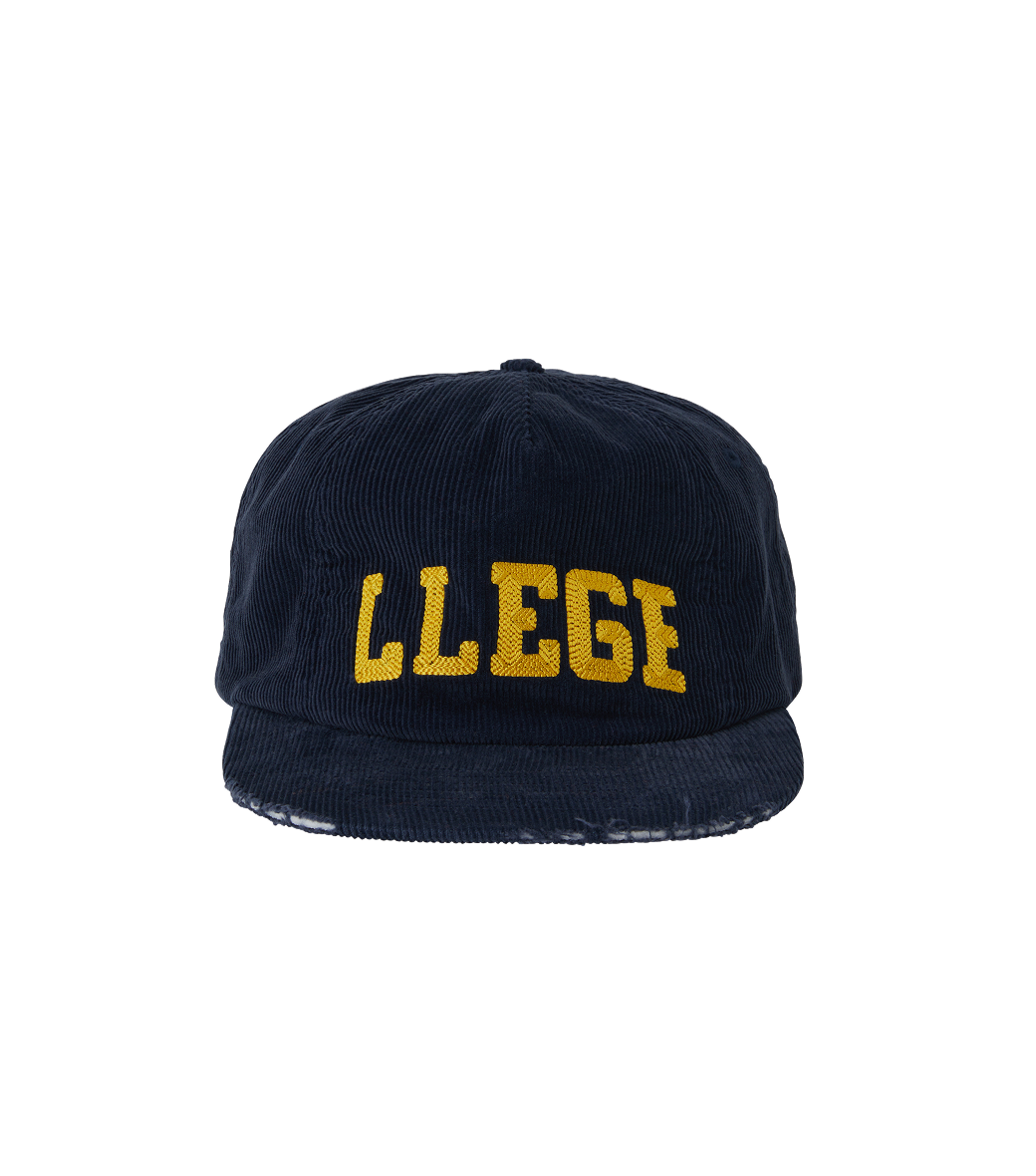 LOGO EMBROIDERY CORDUROY CAP