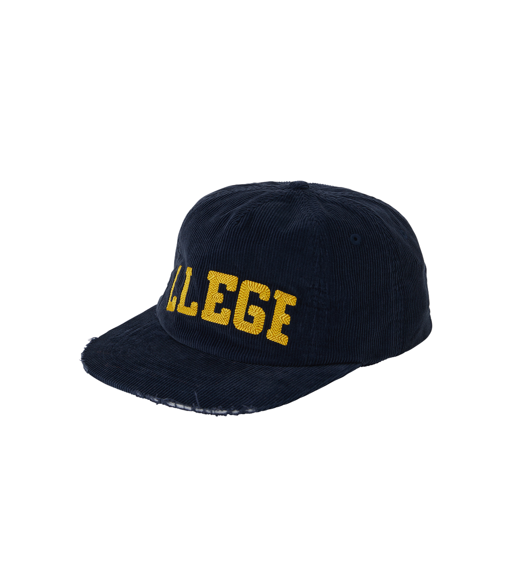 LOGO EMBROIDERY CORDUROY CAP