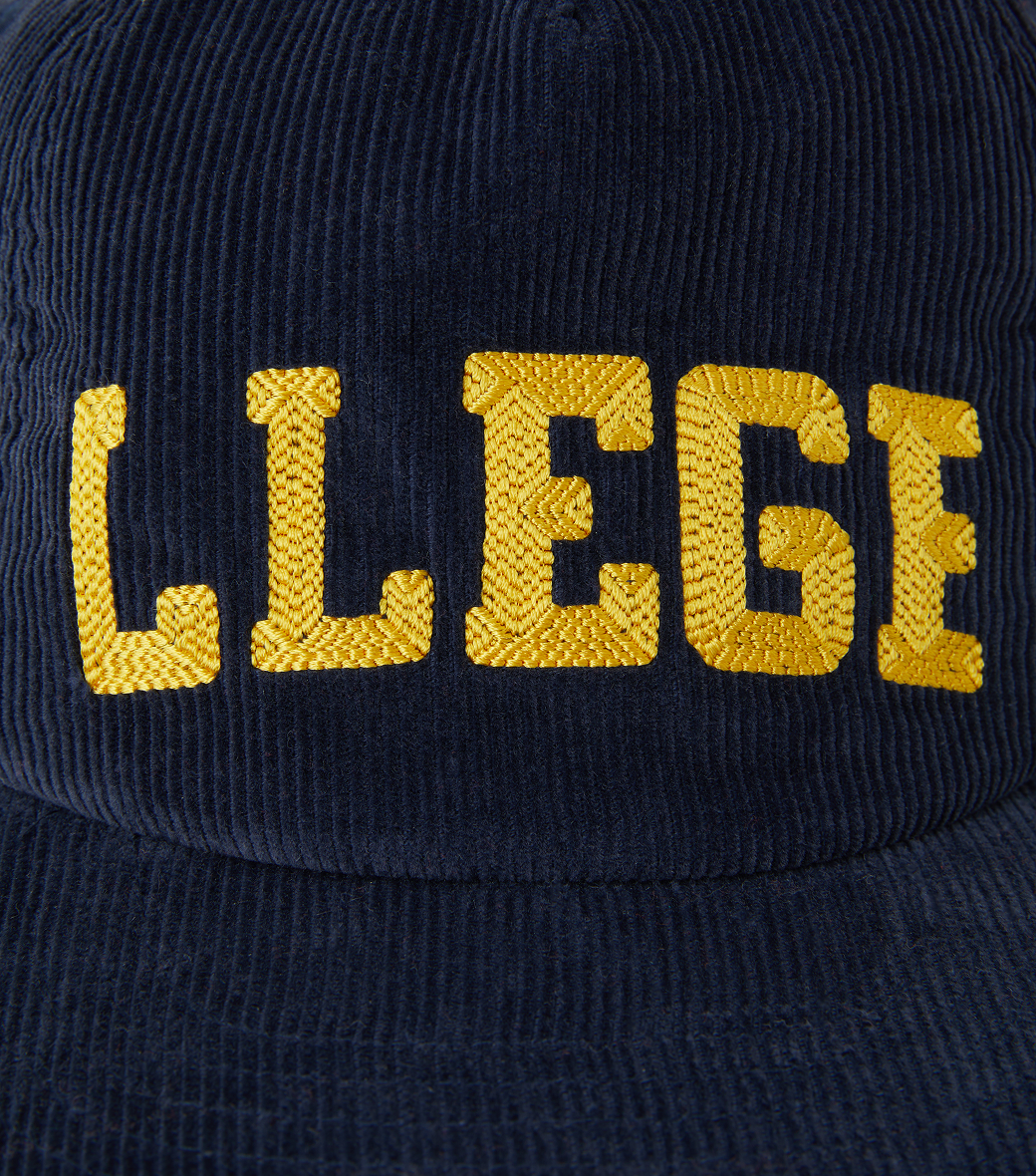 LOGO EMBROIDERY CORDUROY CAP