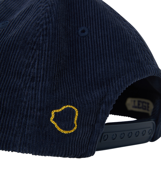 LOGO EMBROIDERY CORDUROY CAP