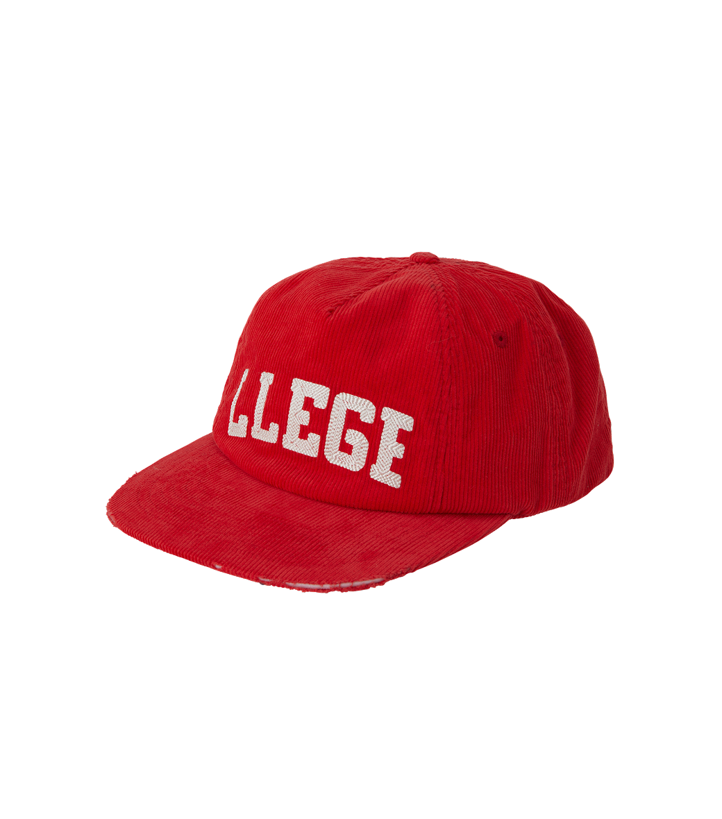 LOGO EMBROIDERY CORDUROY CAP