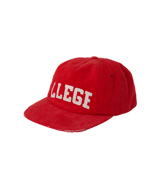 LOGO EMBROIDERY CORDUROY CAP