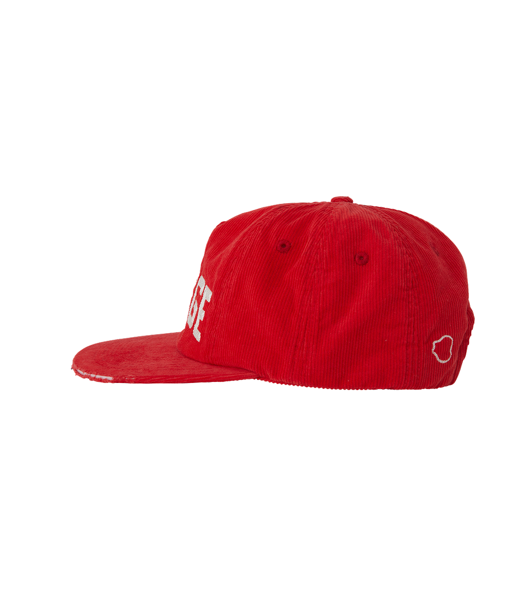 LOGO EMBROIDERY CORDUROY CAP