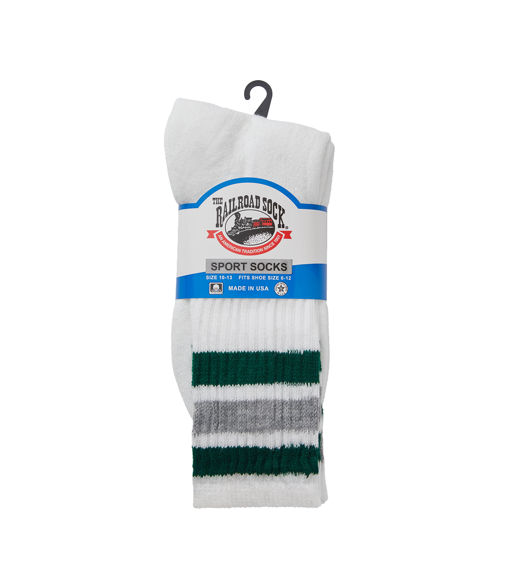 TEAM SPIRIT STRIPED CREW SOCKS 2PR
