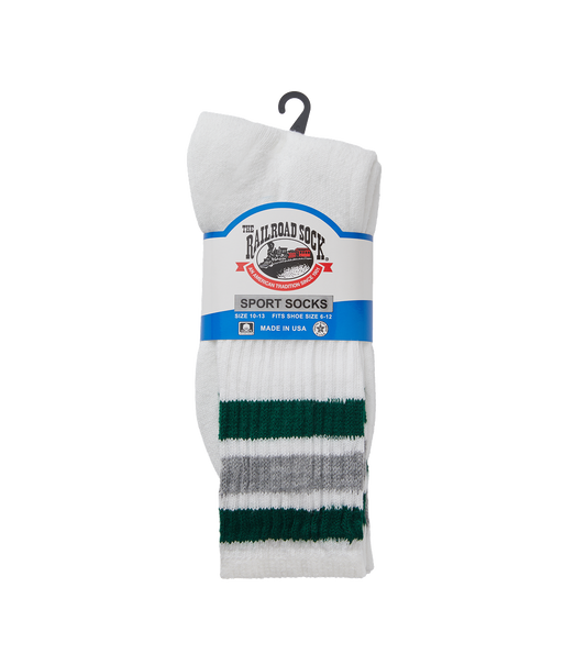 TEAM SPIRIT STRIPED CREW SOCKS 2PR