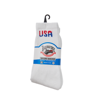 USA CREW SOCKS 2PR