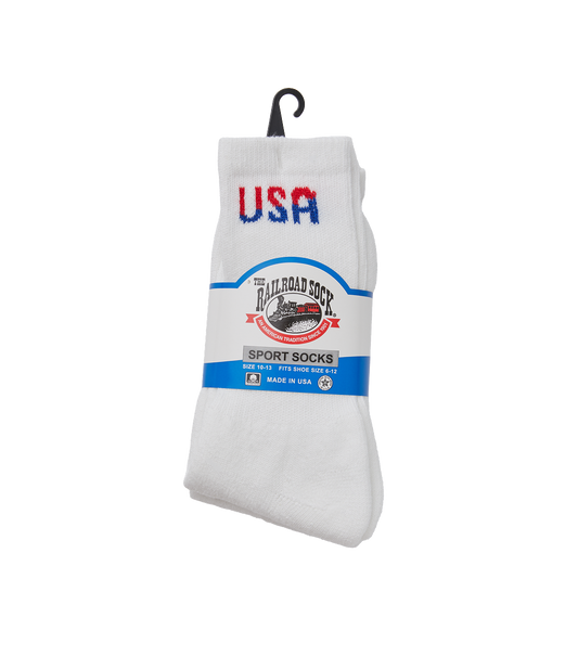 USA CREW SOCKS 2PR