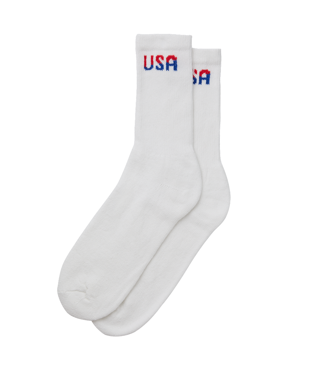 USA CREW SOCKS 2PR