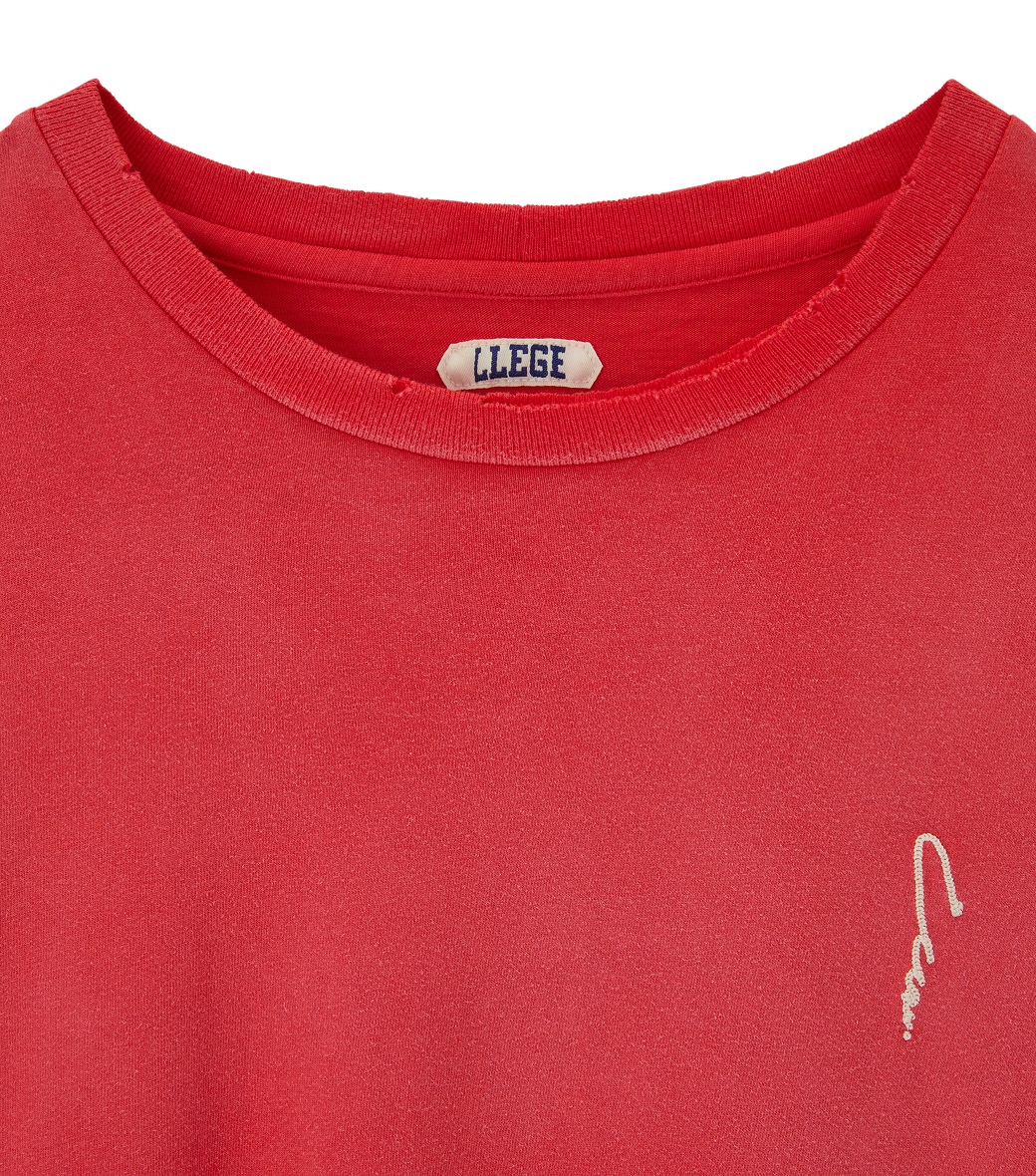 GARMENT DYED LONG SLEEVE LOOSE T-SHIRT