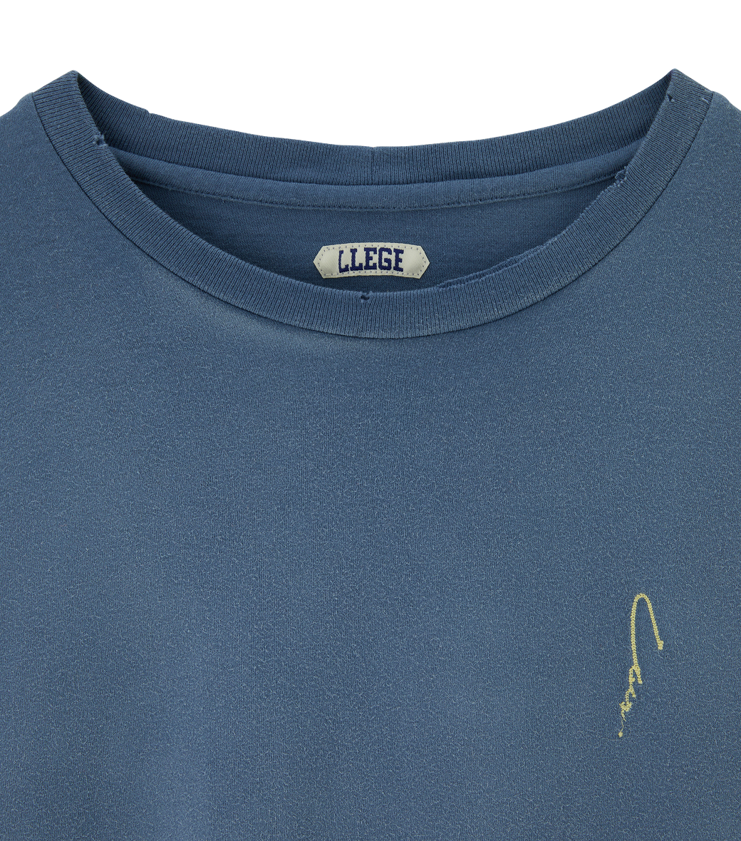 GARMENT DYED LONG SLEEVE LOOSE T-SHIRT