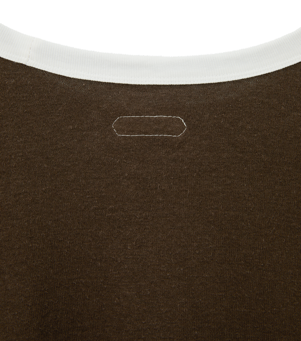 RINGER LONG SLEEVE LOOSE T-SHIRT